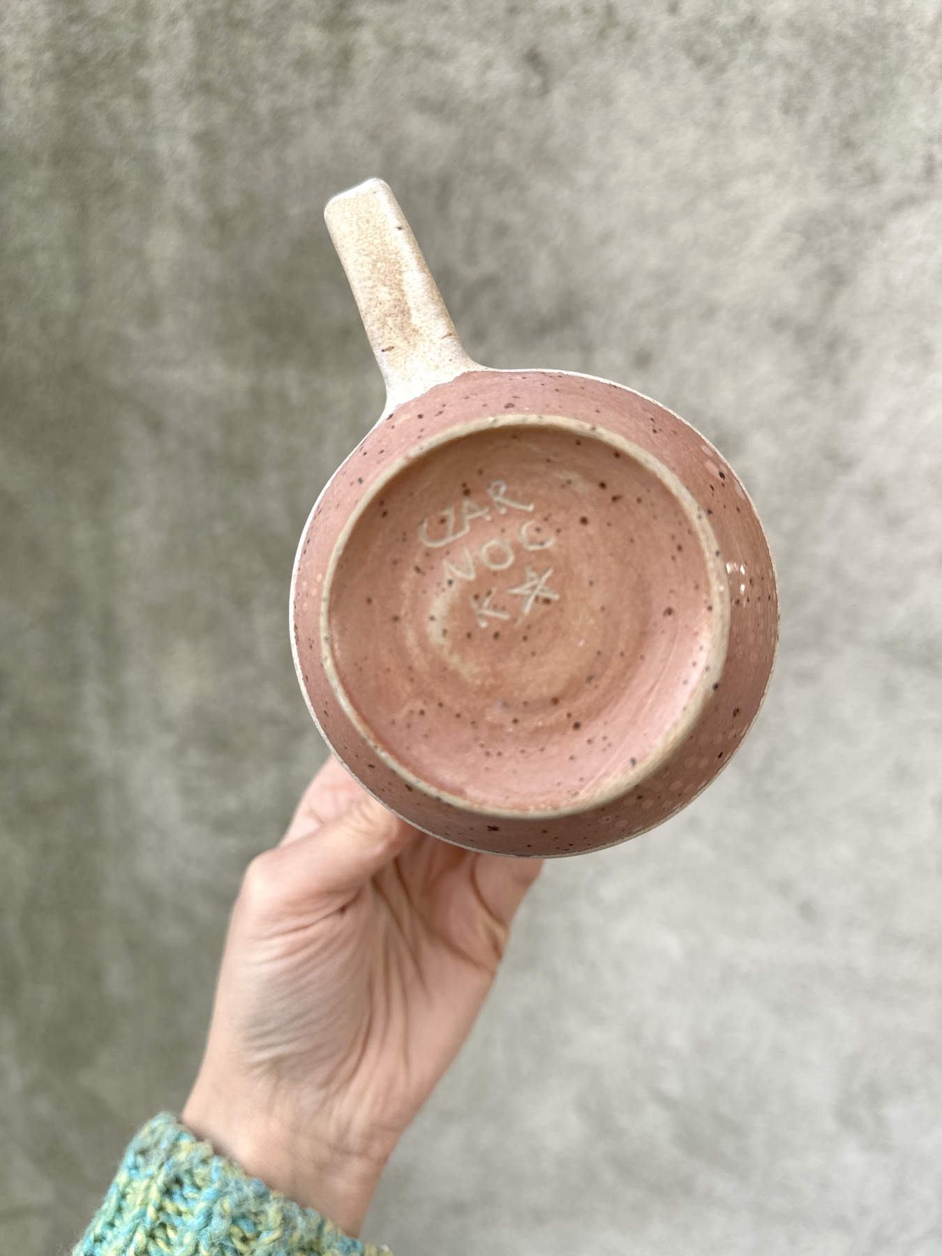 Duży kubek/500 ml/koło garncarskie zdjęcie 4