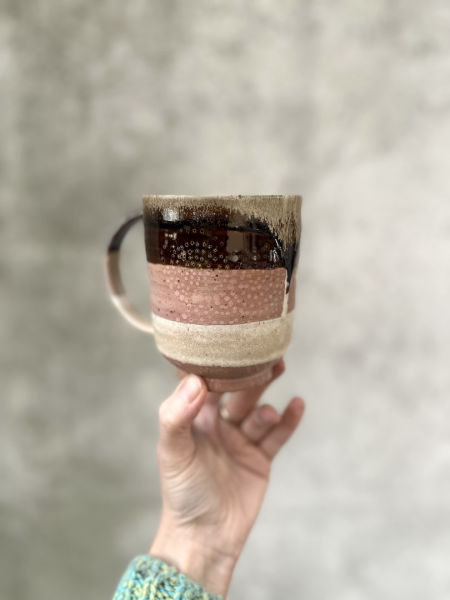 Duży kubek/500 ml/koło garncarskie