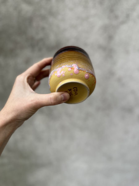 Czarka ceramiczna /370 ml /koło garncarskie