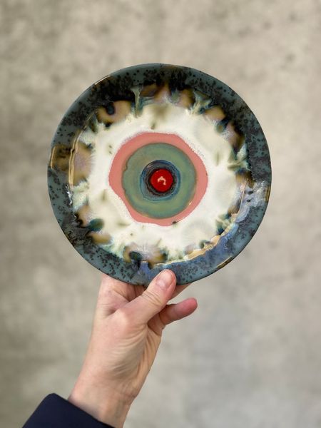 Unikatowy talerz ceramiczny Astro 7