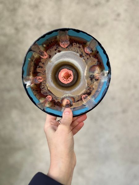 Unikatowy talerz ceramiczny Astro 8