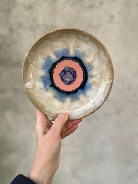 Unikatowy talerz ceramiczny Astro 9