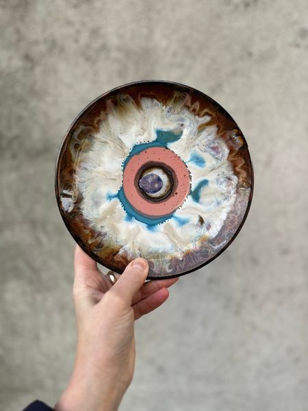 Unikatowy talerz ceramiczny Astro 10