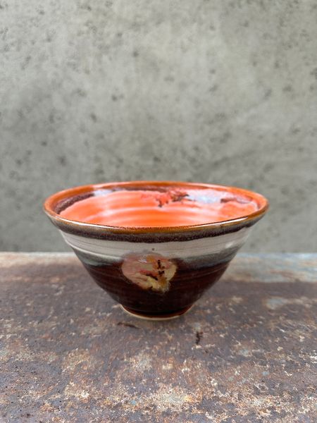 Miska na ramen/oranż 1/1100 ml/koło garncarskie 