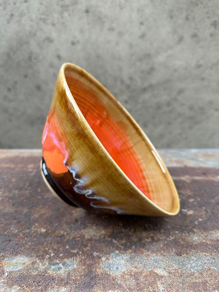 Miska na ramen/oranż 2/1100 ml/koło garncarskie 